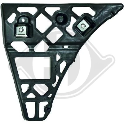 Kuva DIEDERICHS 1455065 Puskurin Kiinnike Eteen, vasen FORD: Transit Mk6 Van, Bussi