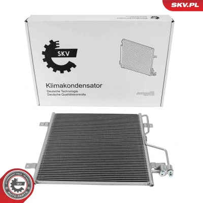 Kuva ESEN SKV 86SKV614 Ilmastoinnin Lauhdutin ilman vedenerotinta Alumiini 495mm JEEP: Cherokee III