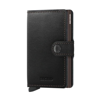 Kuva Secrid Miniwallet Original Black Brown Ilmainen kaiverrus