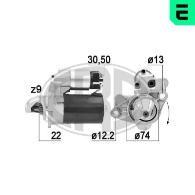 Kuva ERA 220918A Starttimoottori 12 0,9 9 MINI: Hatchback
