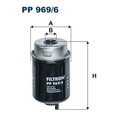 Kuva FILTRON PP 969/6 Polttoainesuodatin Ruuvattava suodatin