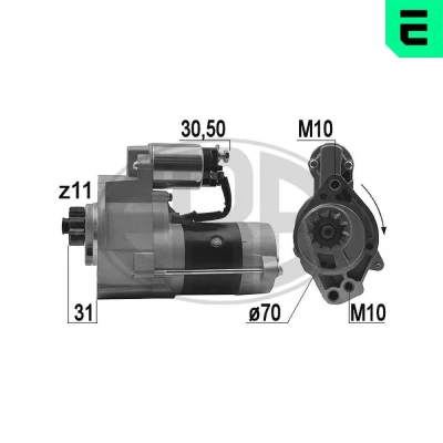 Kuva ERA 220959A Starttimoottori 12 2,2 11 NISSAN: Pathfinder 3