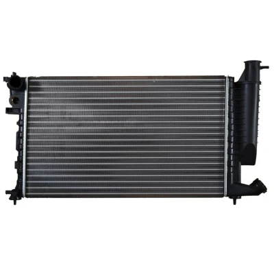 Kuva NRF 58183 Jäähdytin Alumiini 610 378 23 Jäähdytysrivat mekaan. kiinnitetyt CITROËN: Xsara Coupe, Hatchback, PEUGEOT: 306 Sedan