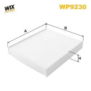 Kuva WIX FILTERS WP9230 Raitisilmasuodatin Hiukkassuodatin 234mm 209mm 34mm VOLVO: V50, S40 II, S80 FORD: Focus 2, 2 Kombi, Mk1 Hatchback