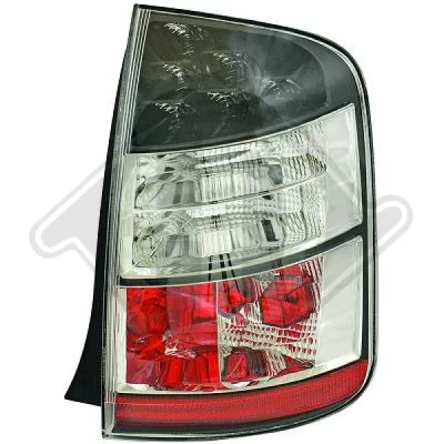 Kuva DIEDERICHS 6635091 Takavalot Vasen W5W, WY21W Punainen, Valkoinen, Musta TOYOTA: Prius II Liftback