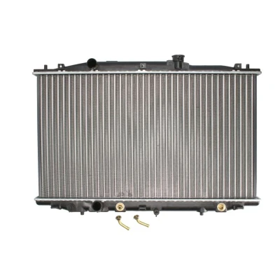 Kuva THERMOTEC D74015TT Jäähdytin Alumiini ajoneuvoille ilmastointilaitteella tai ilman 400 712 23 Automaattivaihteisto Jäähdytysrivat mekaan. kiinnitetyt
