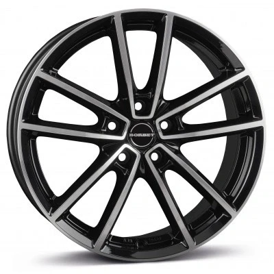 Kuva BORBET W Gloss Black Polished 8x18 5/112 ET44 B66.5