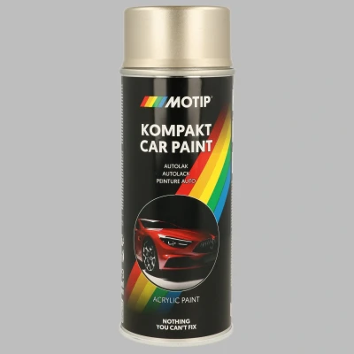 Kuva MOTIP 55450 Ajoneuvo yhdistelmämaali 400ml aerosoli musta Kompakt gold metallic 12 ml