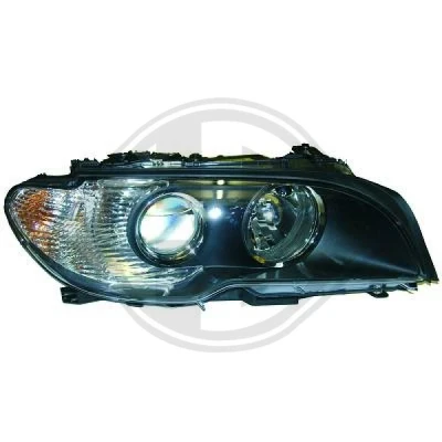 Kuva DIEDERICHS Priority Parts 1215281 Ajovaloumpio Vasen H7/H7 Valkoinen, Musta vilkkuvalolla BMW: 3 Coupe