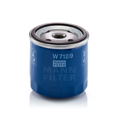 Kuva MANN FILTER W 712/9 Öljynsuodatin M 16 X 1.5 yhdellä peruutuksenestoventtiilillä Ruuvattava suodatin CITROËN: Dyane Hatchback, Visa Hatchback