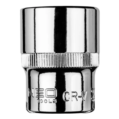 Kuva NEO TOOLS 08 422 Hylsyavain 1/2 22 mm Kromi vanadium teräs Kuusikulma