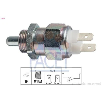Kuva FACET 7.6021 Peruutusvalon Kytkin Made in Italy OE Equivalent