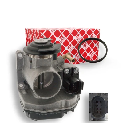 Kuva FEBI BILSTEIN 103834 Kaasuläppäkotelo Tiivisteillä SEAT: Ibiza 2, VOLKSWAGEN: GOLF 3, SKODA: FELICIA 1 Kombi