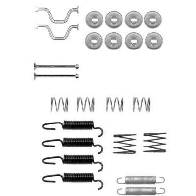 Kuva TEXTAR 97034700 Tarvikesarja, Käsijarru TOYOTA: Land Cruiser Prado 120, RAV4 II SUV, Avensis Verso, LEXUS: IS I Sedan, SC Coupe, RX