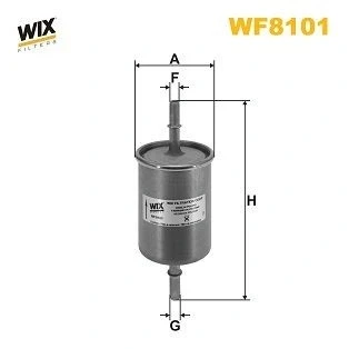 Kuva WIX FILTERS WF8101 Polttoainesuodatin Letkusuodatin 8mm VOLKSWAGEN: Golf 5, Touran I, Polo IV Hatchback, SKODA: Octavia 2 Combi