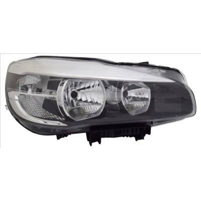 Kuva TYC 20 17525 06 9 Ajovaloumpio Oikea H7/H7, LED Huomiovalolla Oikeanpuoleiselle liikenteelle LEDillä, Sähkömoottorilla BMW: 2 Active Tourer