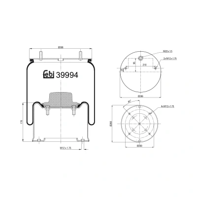 Kuva FEBI BILSTEIN 39994 Metallipalje, ilmajousitus