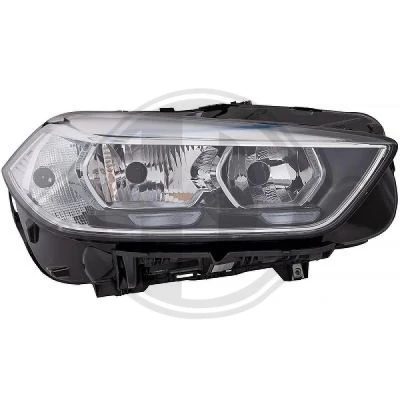Kuva DIEDERICHS 1282980 Ajovaloumpio Oikea H7/H7, LED, PY21W Halogeeni Oikeanpuoleiselle liikenteelle