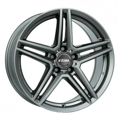 Kuva Rial M10 Metal Grey 8x18 5/112 ET48 B66.6