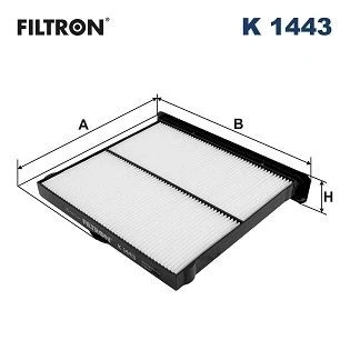 Kuva FILTRON K 1443 Raitisilmasuodatin Hiukkassuodatin 230 235 42,5 SUBARU: XV II