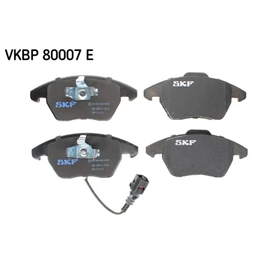 Kuva SKF VKBP 80007 E Jarrupalat Sis. kulumisenilmaisimen VOLKSWAGEN: Passat B6 Variant, B7 Golf 6, SKODA: Octavia 2 Combi