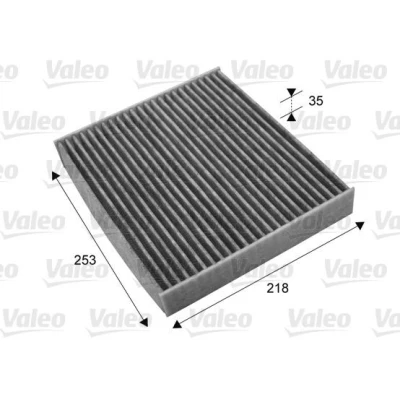 Kuva VALEO CLIMFILTER PROTECT 715693 Raitisilmasuodatin Aktiivihiilisuodatin 218 253 35 PORSCHE: Panamera
