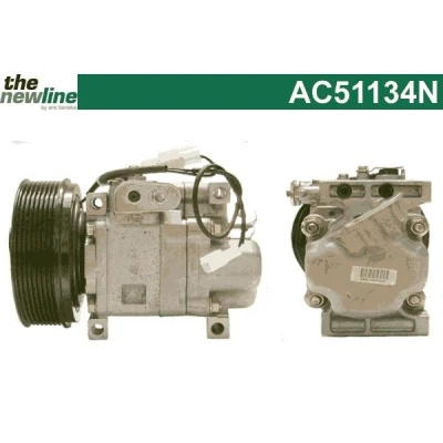 Kuva The NewLine AC51134N Ilmastoinnin Kompressori H12A1AE4DC MAZDA: 5, 3 Sedan, Hatchback