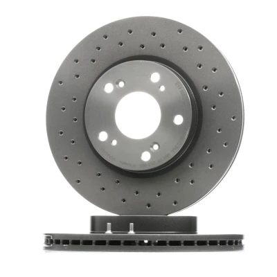 Kuva BREMBO XTRA LINE 09.A455.1X Jarrulevyt 282 23 5 rei&#039;itetty/tuuletettu sisältä pinnoitettu Ruuveilla HONDA: CIVIC 8 Hatchback, 9 Stufenheck