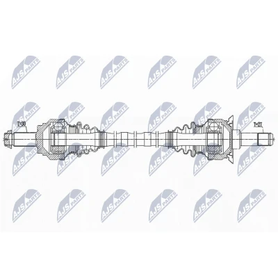 Kuva Vetoakseli BMW X3 (f25), Taka akseli, oikea [F25] OE 33207614492