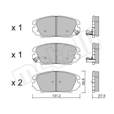 Kuva Jarrupalasarja, levyjarru METELLI 22 0885 0