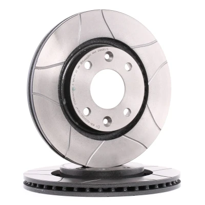 Kuva BREMBO MAX LINE 09.8695.75 Jarrulevyt 22 tuuletettu sisältä, lovella pinnoitettu Ruuveilla CITROËN: C4 I Hatchback, Coupe, C3 II