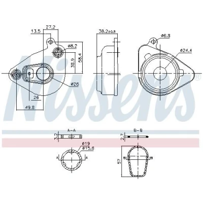 Kuva Öljynjäähdytin, moottoriöljy lexus es, nx, toyota camry, rav 4 iv, sienna, venza OE 1571036010