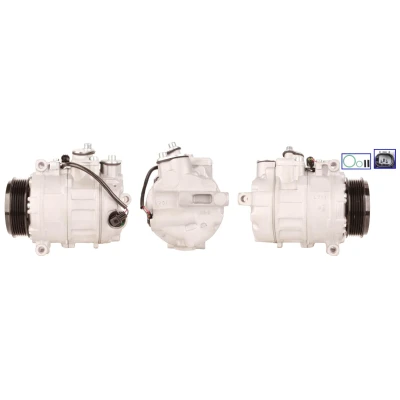 Kuva LUCAS ELECTRICAL ACP384 Ilmastoinnin Kompressori PAG 46 Tiivisteillä MERCEDES BENZ: Vito Mixto, Bussi, E sarja T modell