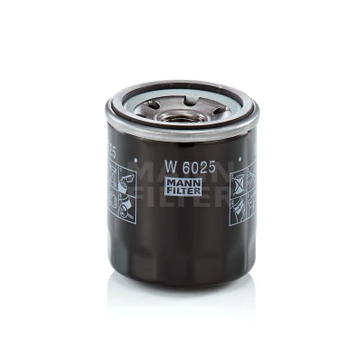 Kuva MANN FILTER W 6025 Öljynsuodatin M 20 X 1.5 yhdellä peruutuksenestoventtiilillä Ruuvattava suodatin RENAULT: MEGANE 3 Grandtour, Clio 4
