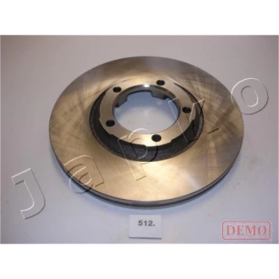 Kuva JAPKO Jarrulevy MITSUBISHI: L200 II Pick up Etuakseli 20,2mm 5 84mm Tuuletettu Lakattu 60512C MB150810,MB238495,MB316582 Jarrulevyt
