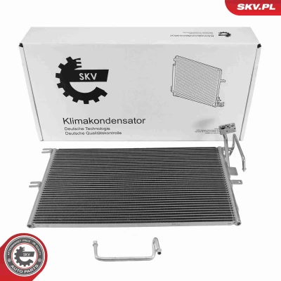 Kuva ESEN SKV 86SKV497 Ilmastoinnin Lauhdutin ilman vedenerotinta Alumiini 638mm
