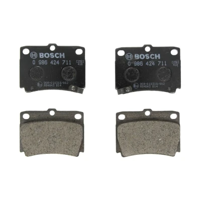 Kuva BOSCH 0 986 424 711 Jarrupalat Low Metallic akustisella kulumavaroittimella MITSUBISHI: Pajero 3, Sport 1 SUV