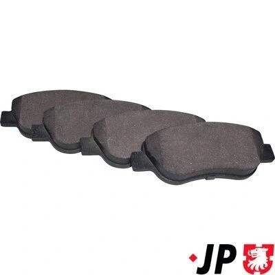 Kuva JP GROUP 1563604210 Jarrupalat Etuakseli Sis. kulumisenilmaisimen FIAT: 500 Hatchback, FORD: KA Hatchback