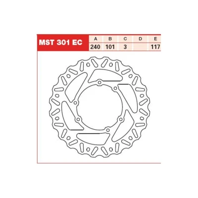 Kuva TRW MST301EC Jarrulevyt 240 3