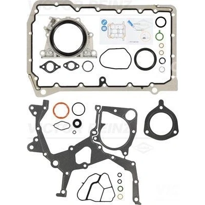 Kuva REINZ 08 39298 01 Tiivistesarja Kampikammio Kampiakselin tiivisteellä öljypohjan BMW: 3 Sedan, Touring, 5 Sedan
