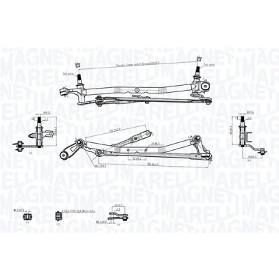 Kuva Pyyhkijän vivusto MAGNETI MARELLI 085570736010