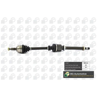 Kuva BGA DS7349R Vetoakseli Etuakseli, oikea 920, 920 RENAULT: MEGANE 2, GRAND SCENIC 2 Stufenheck