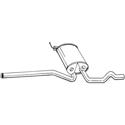 Kuva Keskiäänenvaimentaja VW PASSAT B5, B5 Variant, B5.5, B5.5 Variant OE 3B0253409, 3B0253409AN, 3B0253409B