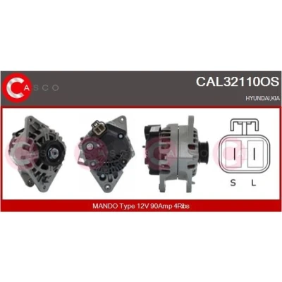 Kuva CASCO CAL15128AS Laturi 12V 150A MERCEDES BENZ: A sarja, Vaneo