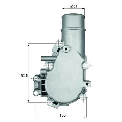 Kuva MAHLE ORIGINAL TI 136 84 Termostaatti