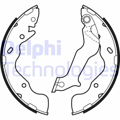 Kuva DELPHI LS2059 Jarrukengät 203 38