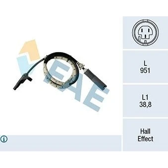 Kuva FAE 78185 ABS Anturi ilman kaapelia aktiivisensori 2 BMW: 3 Touring, Sedan, 1 Hatchback