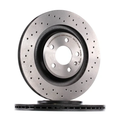 Kuva BREMBO XTRA LINE 09.B040.1X Jarrulevyt 330 22 5 rei&#039;itetty/tuuletettu sisältä pinnoitettu hiiliteräs Ruuveilla AUDI: A4 B8 Avant, Q5, A5 Sportback