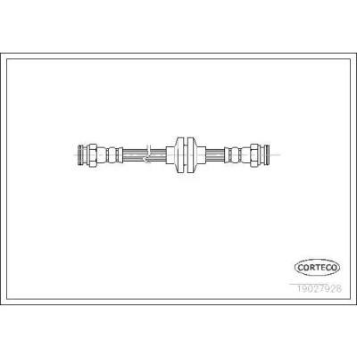 Kuva CORTECO 19027928 Jarruletku 285 FIAT: Stilo Multi Wagon, Hatchback