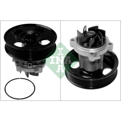 Kuva INA 538 0442 10 Vesipumppu Hihnapyörällä Tiivisteillä Moniurahihnavedolle OPEL: Astra J Hatchback, Sports Tourer, Corsa D Hatchback